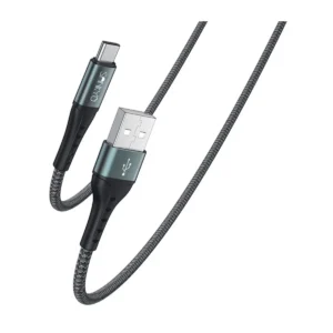 כבל טעינה אוניברסלי USB >Type-C SANKYO שחור