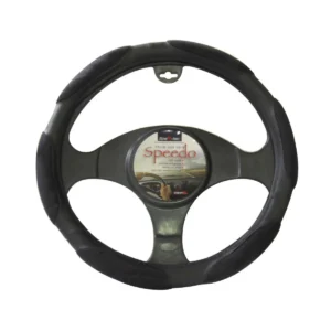 כיסוי הגה XL שחור אלקנטרה 45