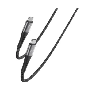 כבל טעינה אוניברסלי בצבע שחור Type-C >Type-C SANKYO