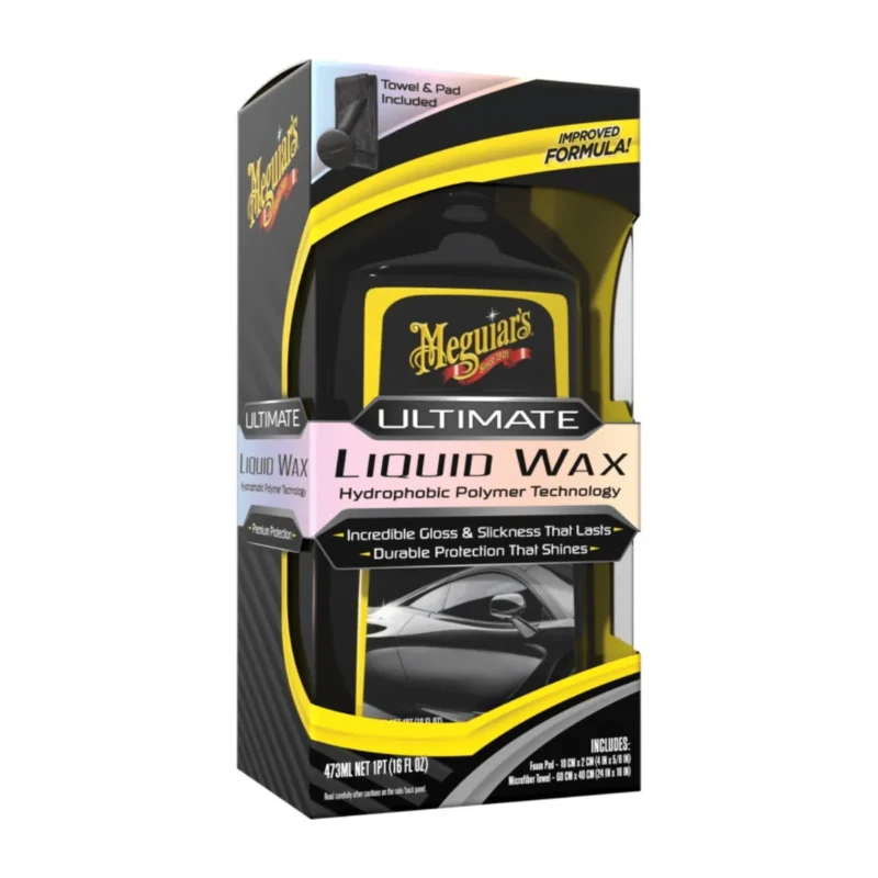 ווקס הגנה נוזלי מלא Ultimate Liquid Wax ערככה כוללת מטלית ופד