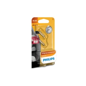 זוג נורות Philips 1.2W 12V W1.2W ללא בסיס קטנה